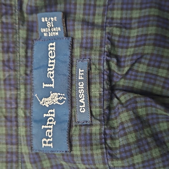 Polo Ralph Lauren Men's Navy Checkered Casual Shirt - Picture 3 of 11